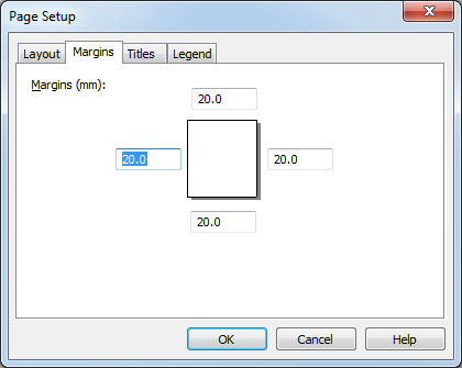 Layout tab of the Page Setup dialog