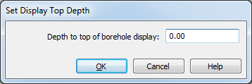 Set Display Top Depth dialog box