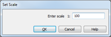 Set Scale dialog box